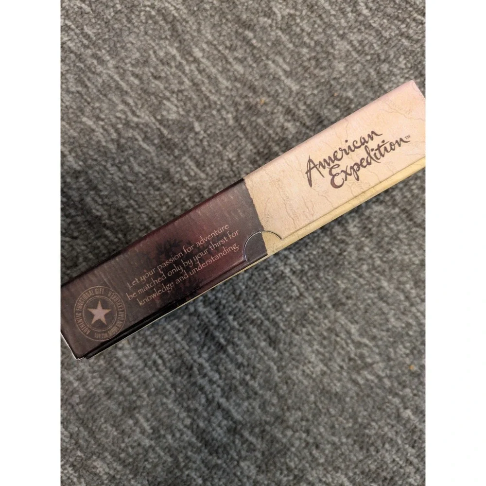 NEW American Expedition‎ Keychain Men's OS Brown Whitetail Deer Metal